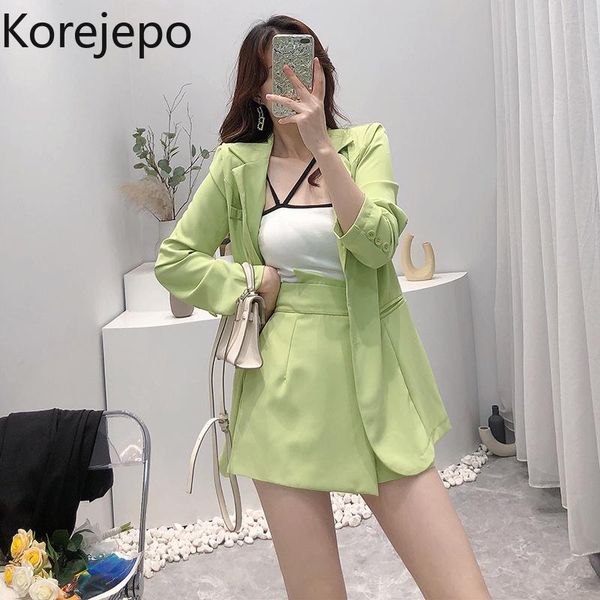 women's tracksuits korejepo women two piece set 2021 summer korean chic fashion slim mid-length suit jacket irregular high-waisted wide, Gray
women's tracksuits korejepo women two piece set 2021 summer korean chic fashion slim mid-length suit jacket irregular high-waisted wide, Gray