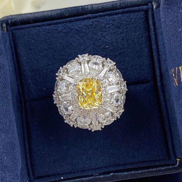 cluster rings nobility 100% real s925 sterling silver yellow zircon fastness fine jewelry accessories wholesale, Golden;silver
cluster rings nobility 100% real s925 sterling silver yellow zircon fastness fine jewelry accessories wholesale, Golden;silver