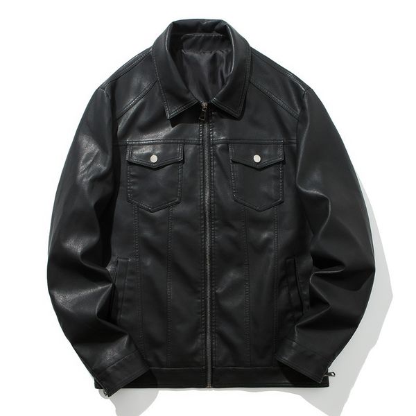 men's leather & faux meninos roupas pu jaqueta de couro preta dos homens casual fino manga comprida motorcycle jacket man plus siz, Black
men's leather & faux meninos roupas pu jaqueta de couro preta dos homens casual fino manga comprida motorcycle jacket man plus siz, Black