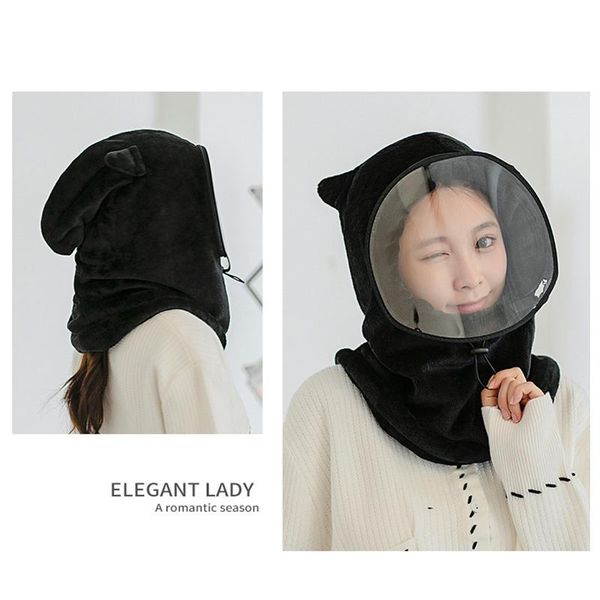 cycling caps & masks flannel warm hat with transparent face cover portable winter outdoor cap for women men nin668, Black
cycling caps & masks flannel warm hat with transparent face cover portable winter outdoor cap for women men nin668, Black