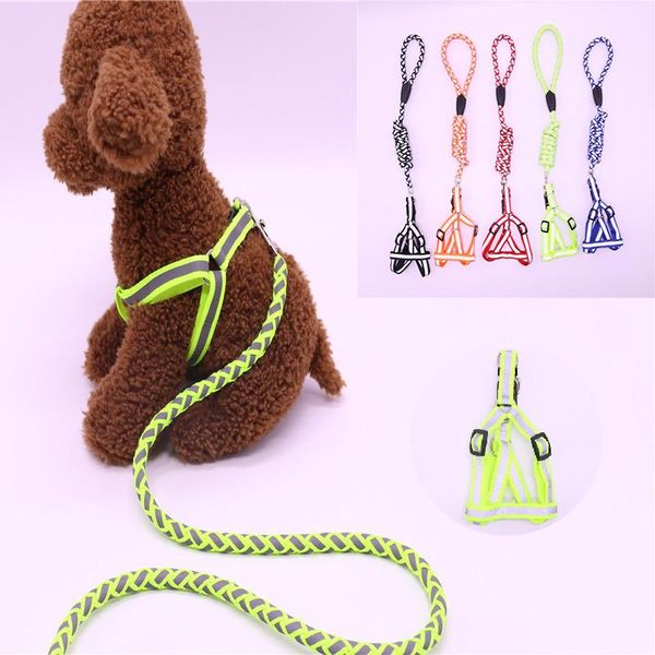 dog harness walking leash set reflective breakaway nylon dogs vest leads 1pc safety pet traction rope portable supplies collars & leashes
dog harness walking leash set reflective breakaway nylon dogs vest leads 1pc safety pet traction rope portable supplies collars & leashes