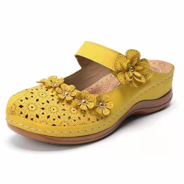 sandals summer wedge flower vintage closed toe adjustable hook loop wedges women lazy hole shoes platform sandal, Black
sandals summer wedge flower vintage closed toe adjustable hook loop wedges women lazy hole shoes platform sandal, Black