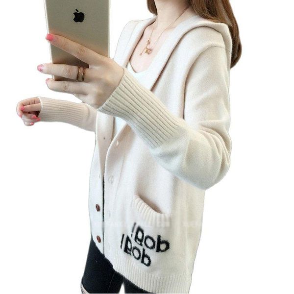 women's knits & tees korea cartoon cardigan hooded fashion women clothes autumn vintage knit sweater pocket letter hoodie woman jacket, White
women's knits & tees korea cartoon cardigan hooded fashion women clothes autumn vintage knit sweater pocket letter hoodie woman jacket, White