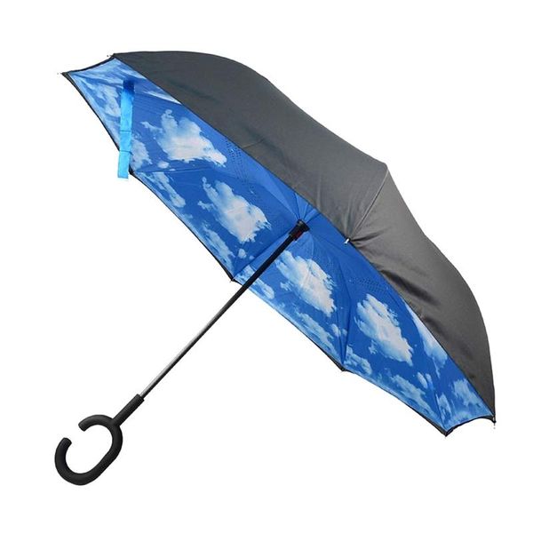 umbrellas double layer inverted cshaped handle reverse folding windproof umbrella straight rain
umbrellas double layer inverted cshaped handle reverse folding windproof umbrella straight rain