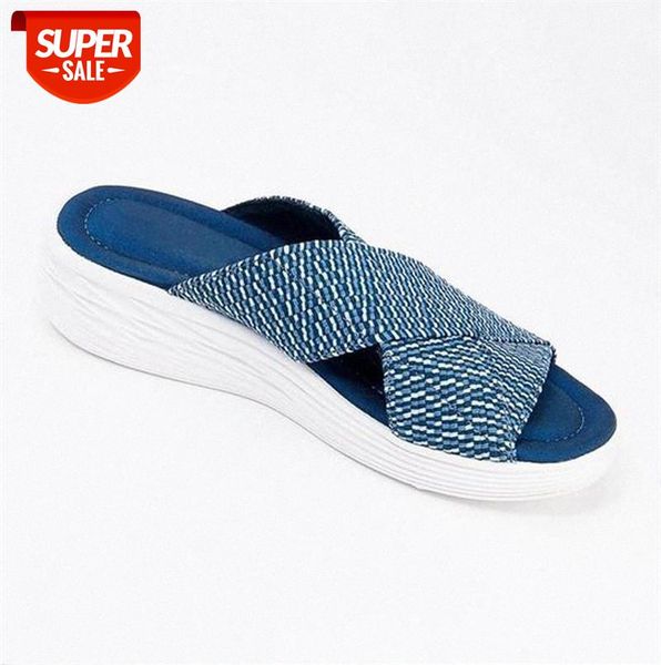 europe and america canvas cross sandals slippers women beach platform #tm26, Black 
europe and america canvas cross sandals slippers women beach platform #tm26, Black