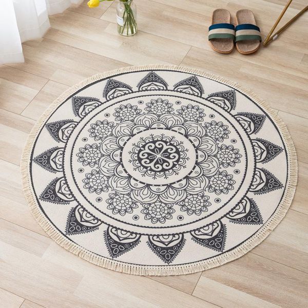carpets nordic cotton retro carpet round bedroom living room sofa tea table mat hand woven tassel weaving floor
carpets nordic cotton retro carpet round bedroom living room sofa tea table mat hand woven tassel weaving floor