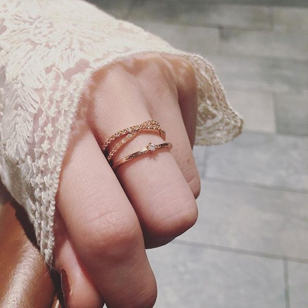cluster rings luxury multi-layer rose gold for women fashion ladies wedding crystal ring jewelry romantic female party gifts, Golden;silver
cluster rings luxury multi-layer rose gold for women fashion ladies wedding crystal ring jewelry romantic female party gifts, Golden;silver