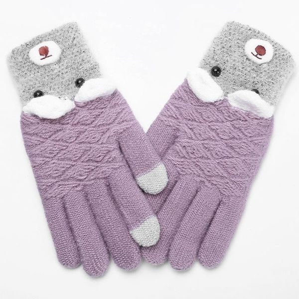 five fingers gloves 2021 boys and girls fashion carton bear winter finger warm knitted unisex, Blue;gray
five fingers gloves 2021 boys and girls fashion carton bear winter finger warm knitted unisex, Blue;gray