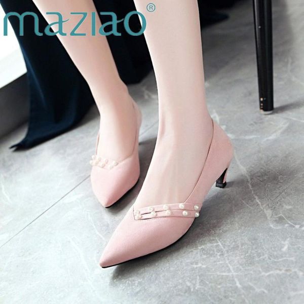 dress shoes maziao flock med heels fashion office career pointed toe lazy spring fall pumps women casual size31-46, Black
dress shoes maziao flock med heels fashion office career pointed toe lazy spring fall pumps women casual size31-46, Black