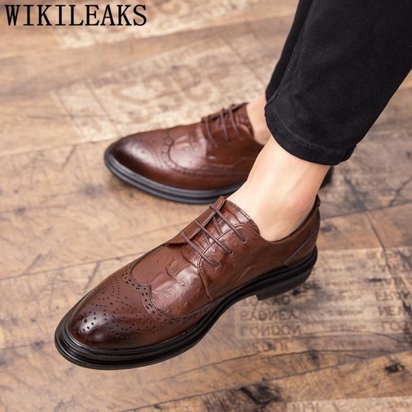 dress shoes wedding men 2021 brogue classic crocodile formal coiffeur brown chaussure homme, Black
dress shoes wedding men 2021 brogue classic crocodile formal coiffeur brown chaussure homme, Black