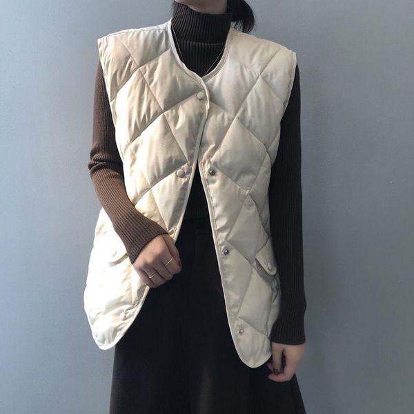 women's vests autumn winter women cotton padded vest casual o neck sleeveless short argyle wadded jacket female lightweight warm waistc, Black;white
women's vests autumn winter women cotton padded vest casual o neck sleeveless short argyle wadded jacket female lightweight warm waistc, Black;white