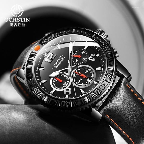 wristwatches ochstin brand men's watches business quartz watch men three dial casual leather waterproof sports relogio masculino, Slivery;brown
wristwatches ochstin brand men's watches business quartz watch men three dial casual leather waterproof sports relogio masculino, Slivery;brown