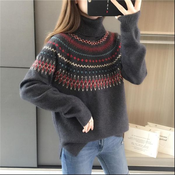 vintage womens sweaters geometric turtleneck sweater women winter autumn chic high neck pullovers elegant lady thicken warm jumper knitwear, White;black
vintage womens sweaters geometric turtleneck sweater women winter autumn chic high neck pullovers elegant lady thicken warm jumper knitwear, White;black