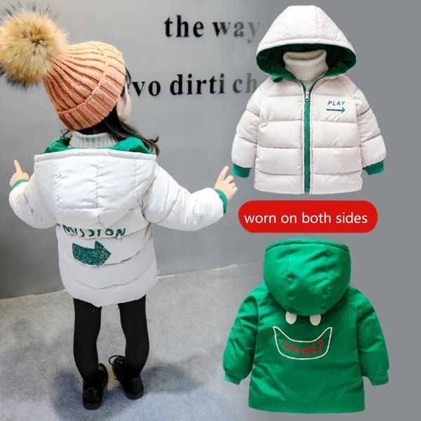 coat 2021 double-sided wear kid jacket autumn winter kids warm thick hooded children outerwear girl boy clothing, Blue;gray
coat 2021 double-sided wear kid jacket autumn winter kids warm thick hooded children outerwear girl boy clothing, Blue;gray