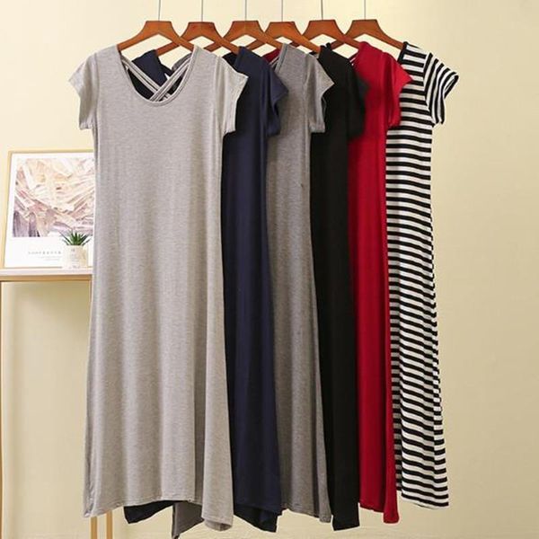 backless cotton nightgowns women sleepwear short sleeve long dress casual home wear nightdress modal comfortable female nightshirt, Black;red
backless cotton nightgowns women sleepwear short sleeve long dress casual home wear nightdress modal comfortable female nightshirt, Black;red