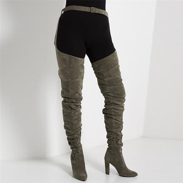 boots thigh high women 2021 thick heels shoes woman autumn fashion over the knee female plus size 43, Black
boots thigh high women 2021 thick heels shoes woman autumn fashion over the knee female plus size 43, Black
