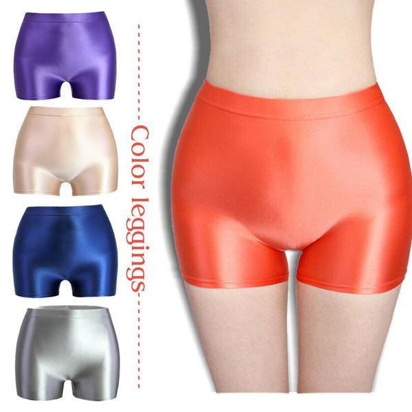 women's shorts women glossy leggings opaque wetlook shiny pants stretch satin gym brief style bottom fitness, White;black
women's shorts women glossy leggings opaque wetlook shiny pants stretch satin gym brief style bottom fitness, White;black