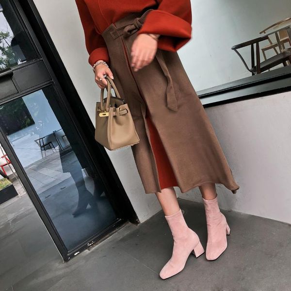 boots 2021 autumn and winter high-heeled pointed elastic short boots, explosive fashion all-match boots., Black
boots 2021 autumn and winter high-heeled pointed elastic short boots, explosive fashion all-match boots., Black