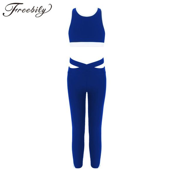 running sets children sports clothes yoga set girls sportswear racerback vest + pants kids ballet gymastics outfits workout gym suit, Black;blue
running sets children sports clothes yoga set girls sportswear racerback vest + pants kids ballet gymastics outfits workout gym suit, Black;blue