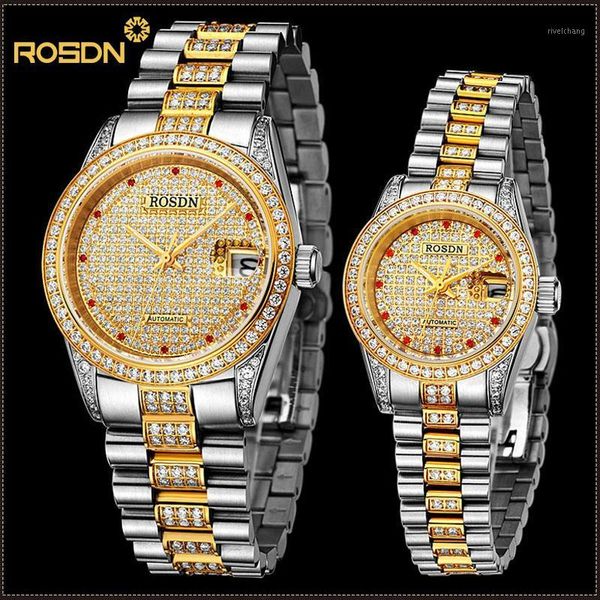 wristwatches rosdn genuine watches men's ladies' automatic mechanical gypsophila series waterproof, Slivery;brown
wristwatches rosdn genuine watches men's ladies' automatic mechanical gypsophila series waterproof, Slivery;brown