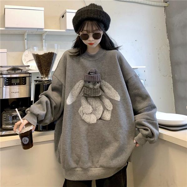 women's hoodies & sweatshirts 2021 autumn and winter plus velvet print pullover loose hoodie long sleeve design sense sweatshirt wome, Black
women's hoodies & sweatshirts 2021 autumn and winter plus velvet print pullover loose hoodie long sleeve design sense sweatshirt wome, Black