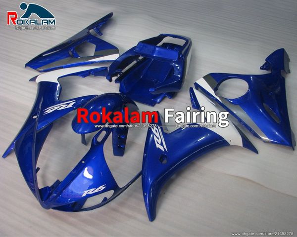 aftermarket fairings kit for yamaha yzfr6 yzf r6 05 yzf-r6 2005 yzf600 yzf 600 2005 blue white hull covers (injection molding)
aftermarket fairings kit for yamaha yzfr6 yzf r6 05 yzf-r6 2005 yzf600 yzf 600 2005 blue white hull covers (injection molding)
