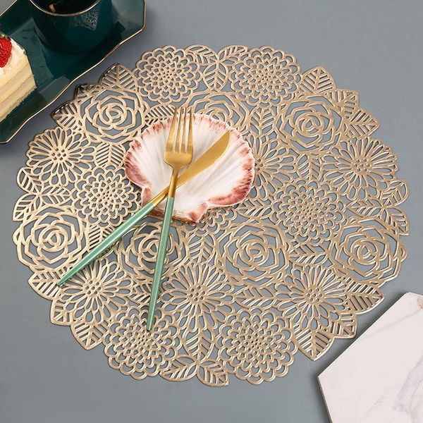 mats & pads round placemats restaurant hollow pvc decoration meal mat anti- dining table line steak plate pad heat resistant non-slip
mats & pads round placemats restaurant hollow pvc decoration meal mat anti- dining table line steak plate pad heat resistant non-slip