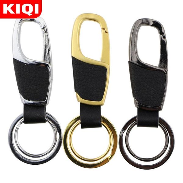 keychains 3 colors zinc alloy leather keychain quality key chain universal keyring double ring holder accessories, Silver
keychains 3 colors zinc alloy leather keychain quality key chain universal keyring double ring holder accessories, Silver