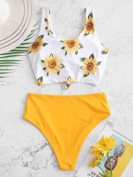 2021 new swimsuit female split reversible bikini sunflower bikinis women swimwear biquini bathing suit maillot de bain femme xling
2021 new swimsuit female split reversible bikini sunflower bikinis women swimwear biquini bathing suit maillot de bain femme xling
