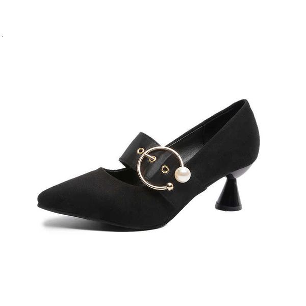 sandals dressed in high heel shoes boat women's wedding summer bombs pointed finger with pearl 5 cm jsus, Black
sandals dressed in high heel shoes boat women's wedding summer bombs pointed finger with pearl 5 cm jsus, Black