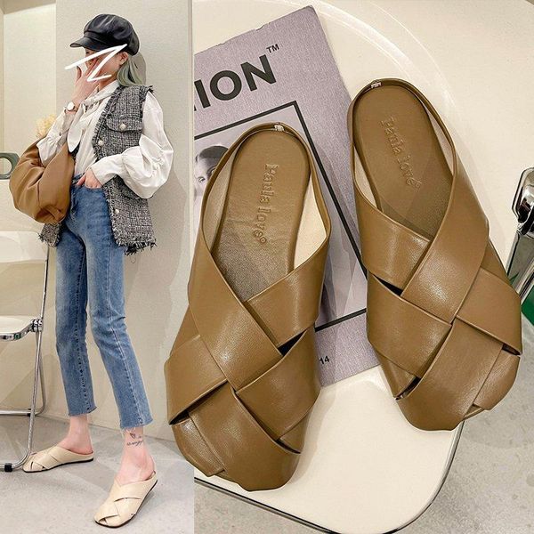 slippers casual mules for women 2021 flat shoes female cover toe pantofle loafers slides luxury summer rome rubber pu, Black
slippers casual mules for women 2021 flat shoes female cover toe pantofle loafers slides luxury summer rome rubber pu, Black