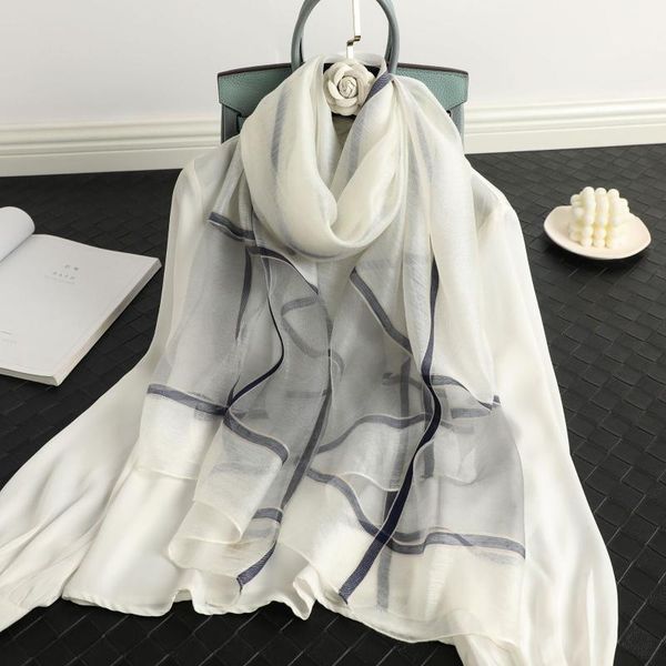scarves brand 2021 natural real silk scarf women shawl female long hijab wrap summer beach cover-ups bandana plaid, Blue;gray
scarves brand 2021 natural real silk scarf women shawl female long hijab wrap summer beach cover-ups bandana plaid, Blue;gray