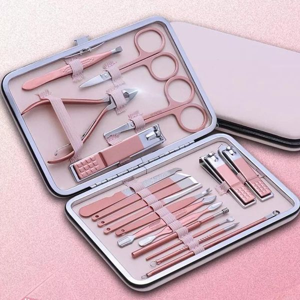 18/16/12/10 pcs stainless steel nail clipper clippers pedicure set multifunction beauty tools trimming manicure kit art kits
18/16/12/10 pcs stainless steel nail clipper clippers pedicure set multifunction beauty tools trimming manicure kit art kits
