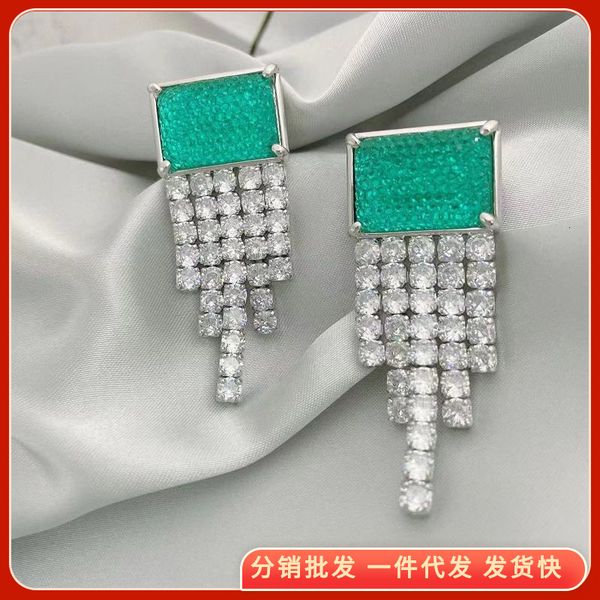 charms mermaid lin piece earrings peacock green zircon tassel square chain 2021 fashion niche, Golden
charms mermaid lin piece earrings peacock green zircon tassel square chain 2021 fashion niche, Golden
