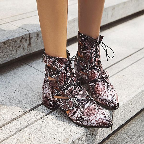 women's serpentine sandals lace-up high heel ladies summer pointed toe square plus size34-46, Black
women's serpentine sandals lace-up high heel ladies summer pointed toe square plus size34-46, Black