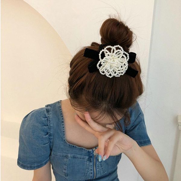 hair clips & barrettes aomu design vintage personality twisted pearl flower black bowknot rope for women party accessories jewelry gifts, Golden;silver
hair clips & barrettes aomu design vintage personality twisted pearl flower black bowknot rope for women party accessories jewelry gifts, Golden;silver