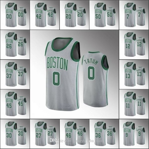 09men al horford jayson tatum\rboston marcus smart jaylen brown gordon hayward kyrie irving city gray\rceltics custom jersey, Black
09men al horford jayson tatum\rboston marcus smart jaylen brown gordon hayward kyrie irving city gray\rceltics custom jersey, Black