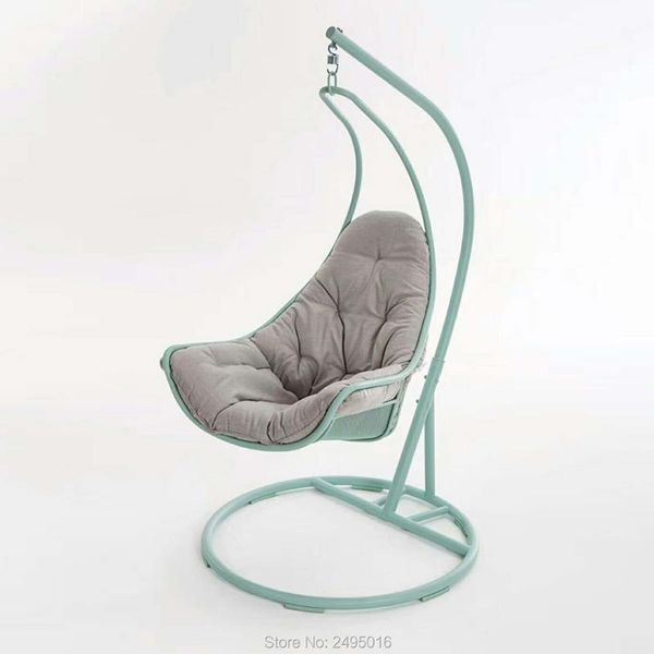hanging chair cushion swing basket iron rocking indoor outdoor green color camp furniture
hanging chair cushion swing basket iron rocking indoor outdoor green color camp furniture