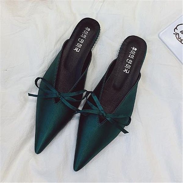 slippers european style pointed women wear 2021 korean version baotou thick with bow fashion net red sandals women's shoes, Black
slippers european style pointed women wear 2021 korean version baotou thick with bow fashion net red sandals women's shoes, Black