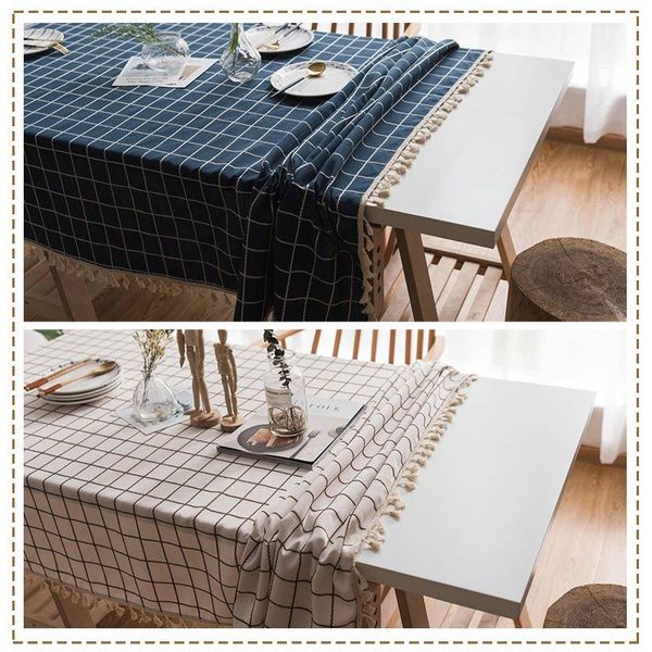 table cloth plaid embroidery simple tablecloth solid color cotton and linen small fresh fabric tassels rectangular coffee dining
table cloth plaid embroidery simple tablecloth solid color cotton and linen small fresh fabric tassels rectangular coffee dining