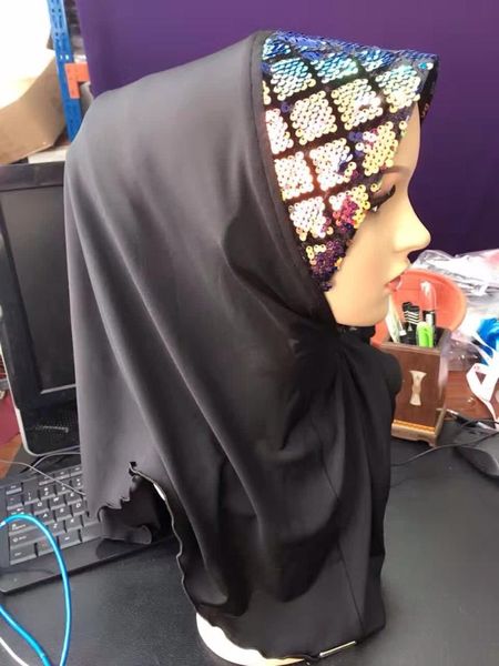 scarves (20 pieces/lot) sequins stiff front muslim hijab, one peice hijab islamic scarf assorted colors hw219, Blue;gray
scarves (20 pieces/lot) sequins stiff front muslim hijab, one peice hijab islamic scarf assorted colors hw219, Blue;gray
