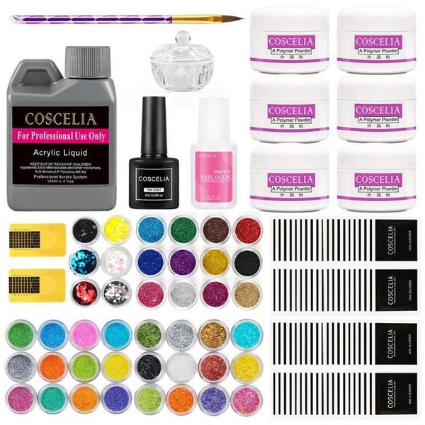 acrylic kit nail manicure set with liquid glitter powder tips decoration brush tools set1
acrylic kit nail manicure set with liquid glitter powder tips decoration brush tools set1