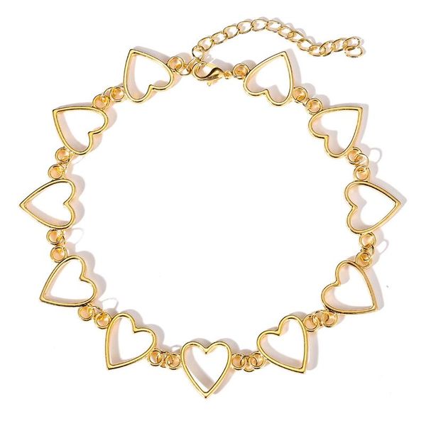 chokers creative simple necklace for women korean sweet love heart choker statement girlfriend gift jewelry collier femme gifts, Golden;silver
chokers creative simple necklace for women korean sweet love heart choker statement girlfriend gift jewelry collier femme gifts, Golden;silver