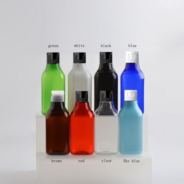 storage bottles & jars 30pcs 200ml square empty travel black flip cap plastic bottle shower gel shampoo liquid soap cosmetics container
storage bottles & jars 30pcs 200ml square empty travel black flip cap plastic bottle shower gel shampoo liquid soap cosmetics container