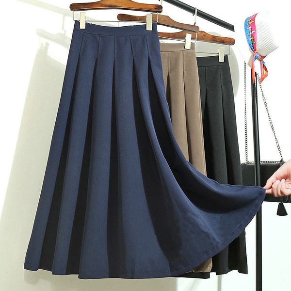 skirts skirts autumn elegant drape retro elastic waist female a-line preppy style mid-calf pleated long s um32, Black
skirts skirts autumn elegant drape retro elastic waist female a-line preppy style mid-calf pleated long s um32, Black