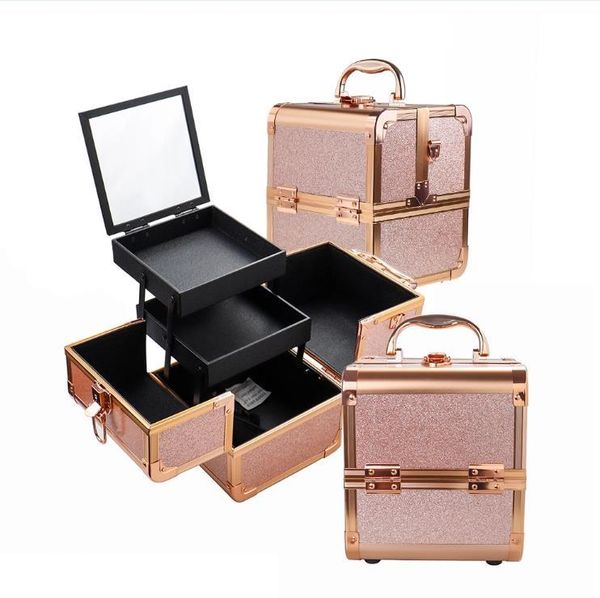 cosmetic bags & cases rose gold women mini portable makeup cosmetics vanity carry case
cosmetic bags & cases rose gold women mini portable makeup cosmetics vanity carry case