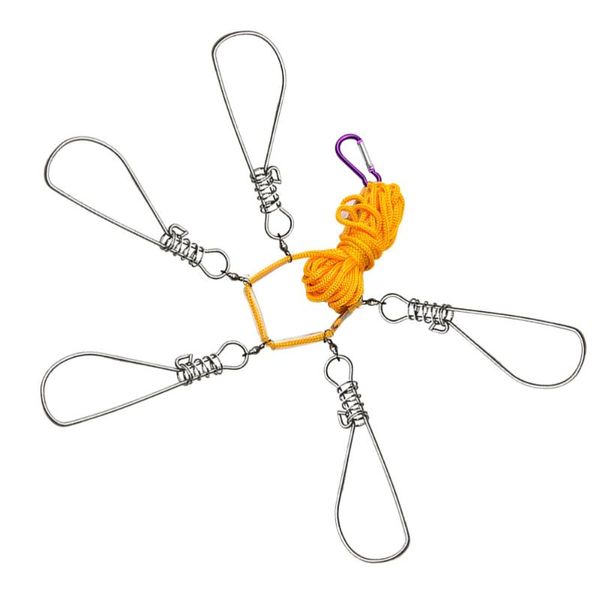 nylon ropes 5 snaps fishing lock practical fish buckle accessories supplies for outdoor outside (random color) hooks
nylon ropes 5 snaps fishing lock practical fish buckle accessories supplies for outdoor outside (random color) hooks