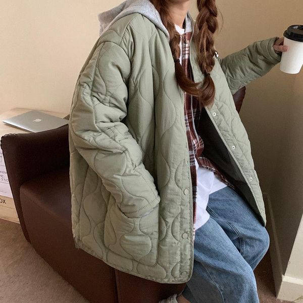 women's down & parkas short style women winter thick loose warm solid argyle korean bf ulzzang trendy all-match safari coats simple str, Black
women's down & parkas short style women winter thick loose warm solid argyle korean bf ulzzang trendy all-match safari coats simple str, Black