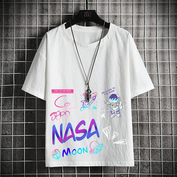 men's t shirts 2021 youth white thin letter loose casual cloth linen short t-shirt large five sleeve, White;black
men's t shirts 2021 youth white thin letter loose casual cloth linen short t-shirt large five sleeve, White;black