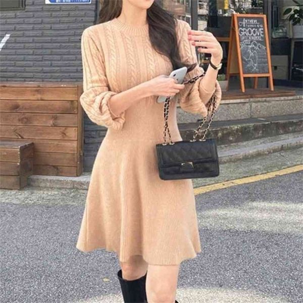sweater dress autumn and winter ladies knit waist slimming fashion bottom women office lady knitting cotton 210416, Black;gray
sweater dress autumn and winter ladies knit waist slimming fashion bottom women office lady knitting cotton 210416, Black;gray